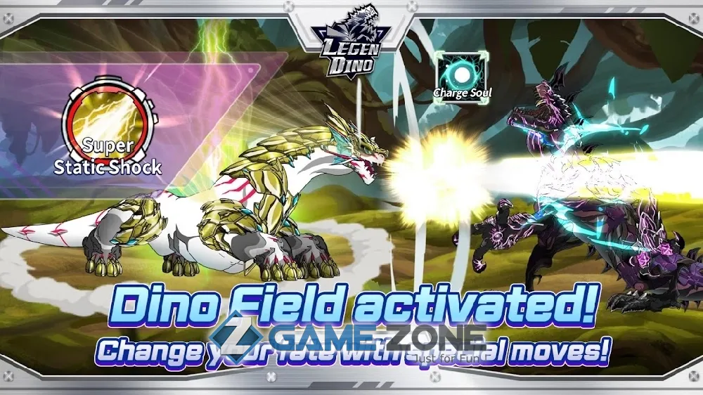 صورة من لعبة Legendino Dinosaur Battle