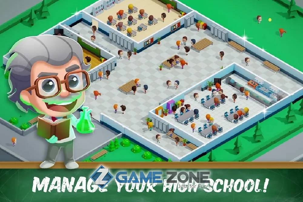 صورة من لعبة Idle High School Tycoon [Mod Money]