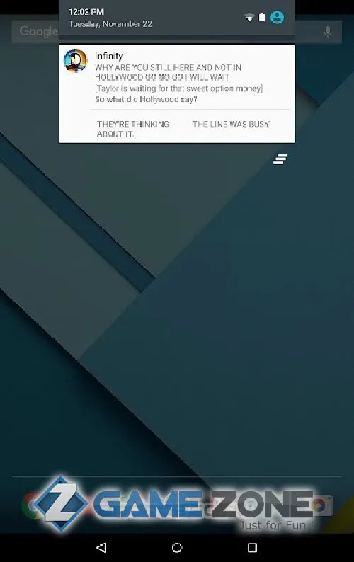 صورة من لعبة Lifeline. К бесконечности