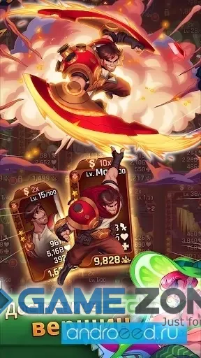 صورة من لعبة LightSlinger Heroes: Puzzle RPG