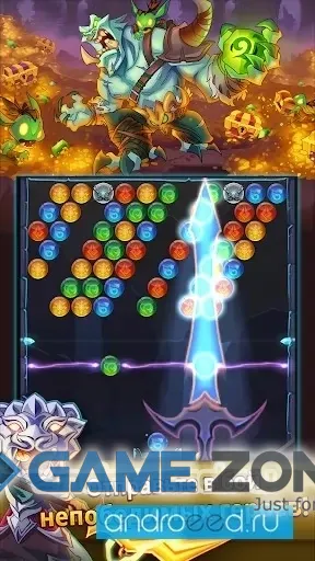 صورة من لعبة LightSlinger Heroes: Puzzle RPG