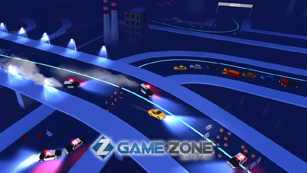 صورة من لعبة Line Race Police Pursuit [Mod Money/Adfree]