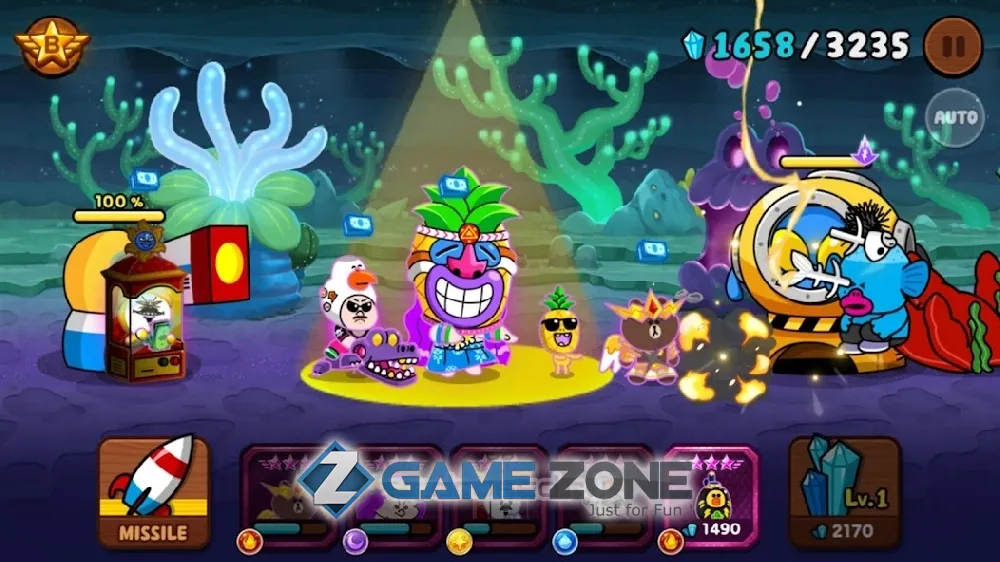 صورة من لعبة LINE Rangers BrownCony Wars