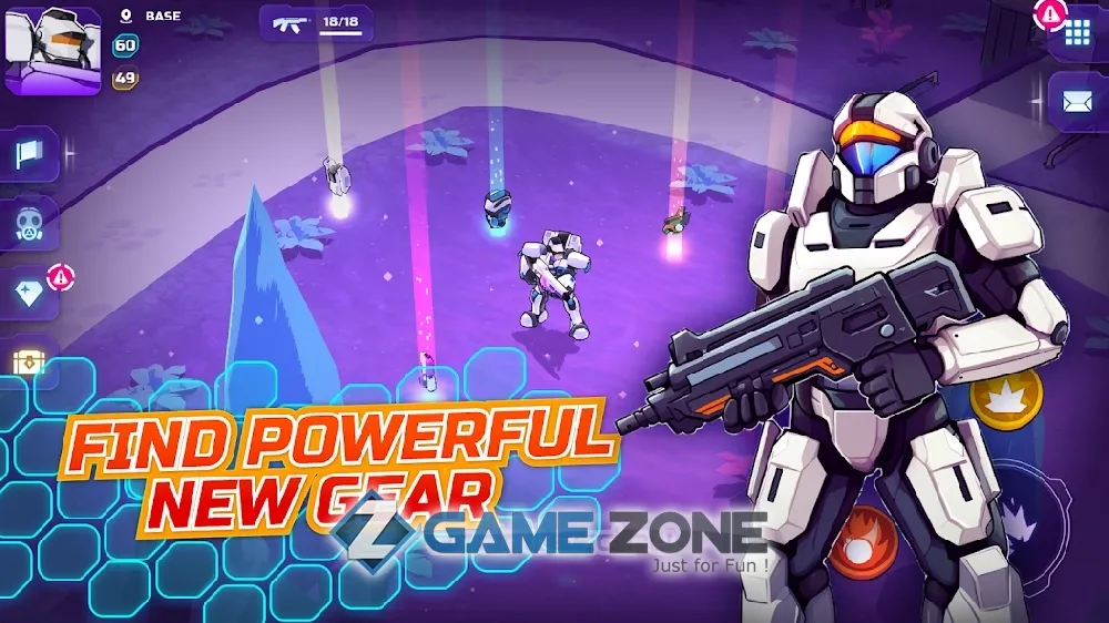 صورة من لعبة Loot Legends Robots vs Aliens