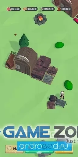 صورة من لعبة Lost Island Idle RPG Survival