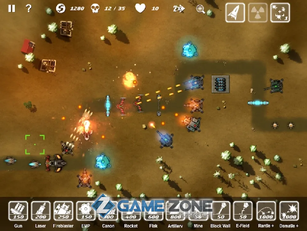 صورة من لعبة M.A.C.E. tower defense [Много золота]