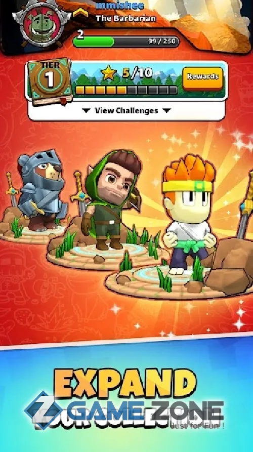 صورة من لعبة Magic Brick Wars