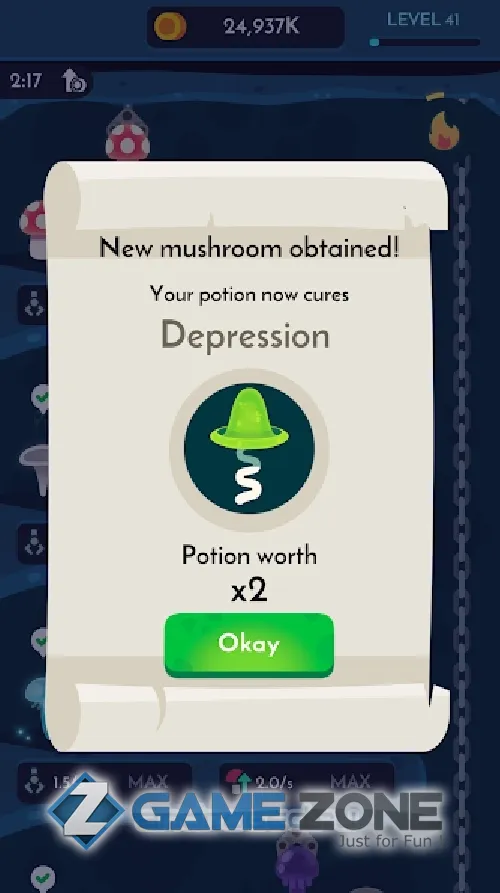 صورة من لعبة Magic Mushrooms