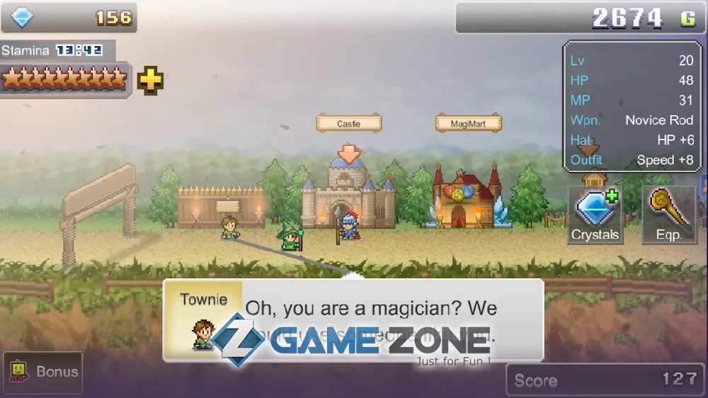 صورة من لعبة Magicians Saga