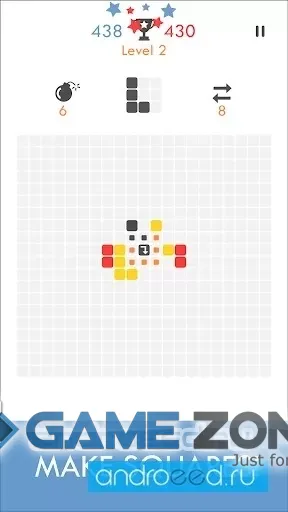 صورة من لعبة Make Squares