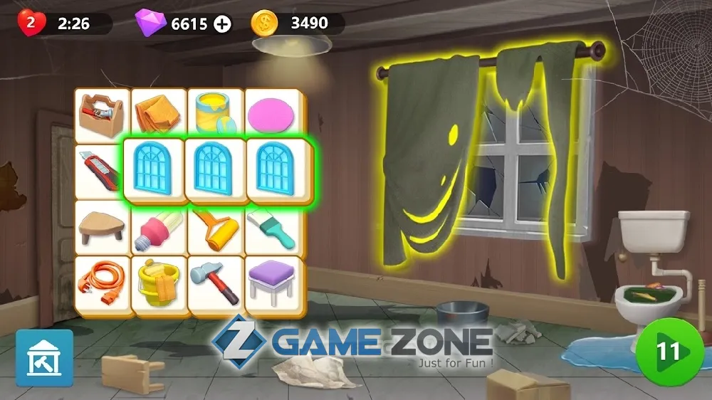 صورة من لعبة Makeover Master Home Design & Tile Connect Game [Mod Money]