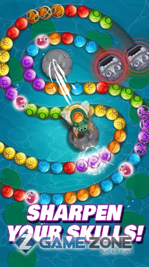 صورة من لعبة Marble Violas Quest [Много денег]