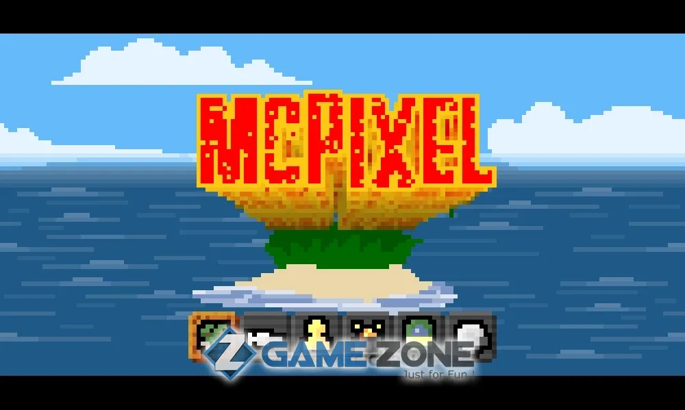 صورة من لعبة McPixel