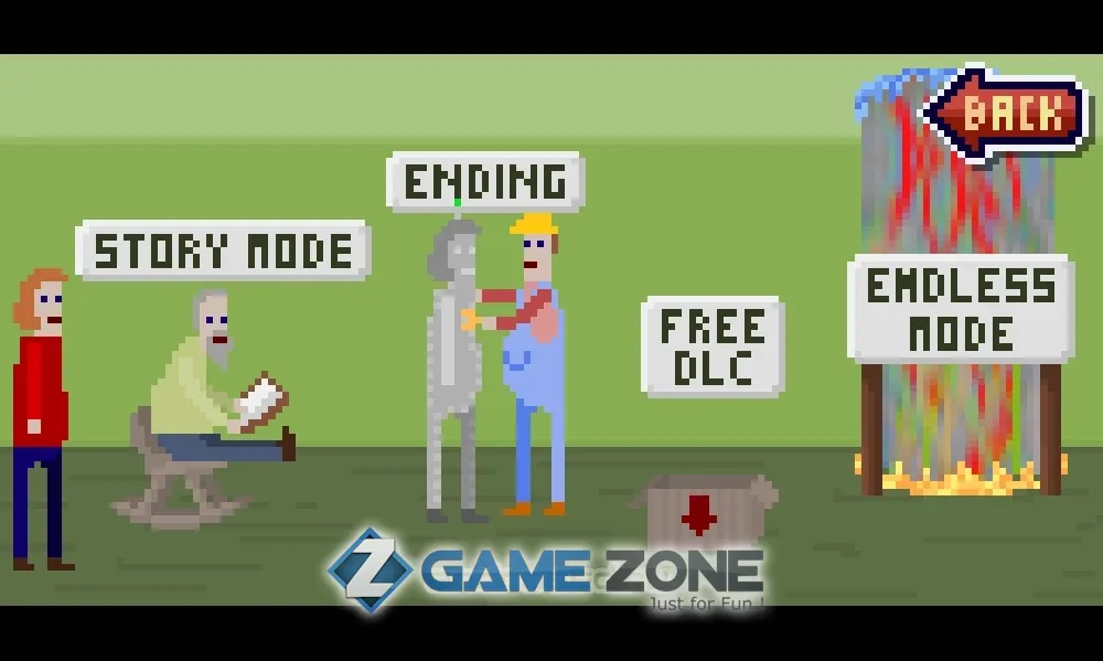 صورة من لعبة McPixel