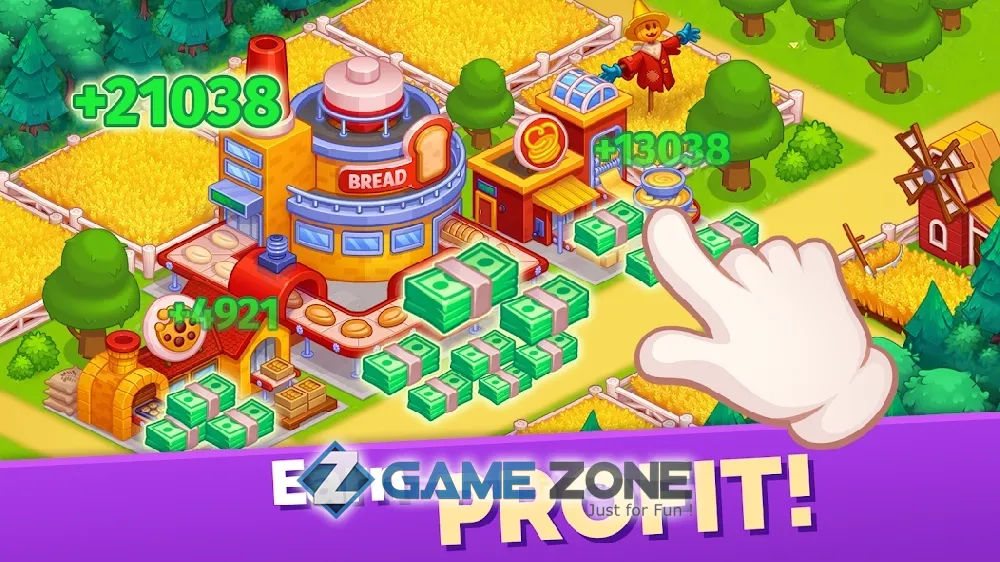 صورة من لعبة Mega Farm Idle Clicker [Mod Money]