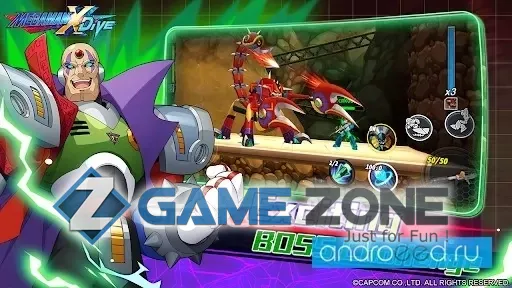 صورة من لعبة MEGA MAN X DiVE MOBILE