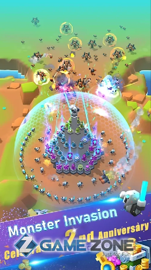 صورة من لعبة Mega Tower Casual tower defense game