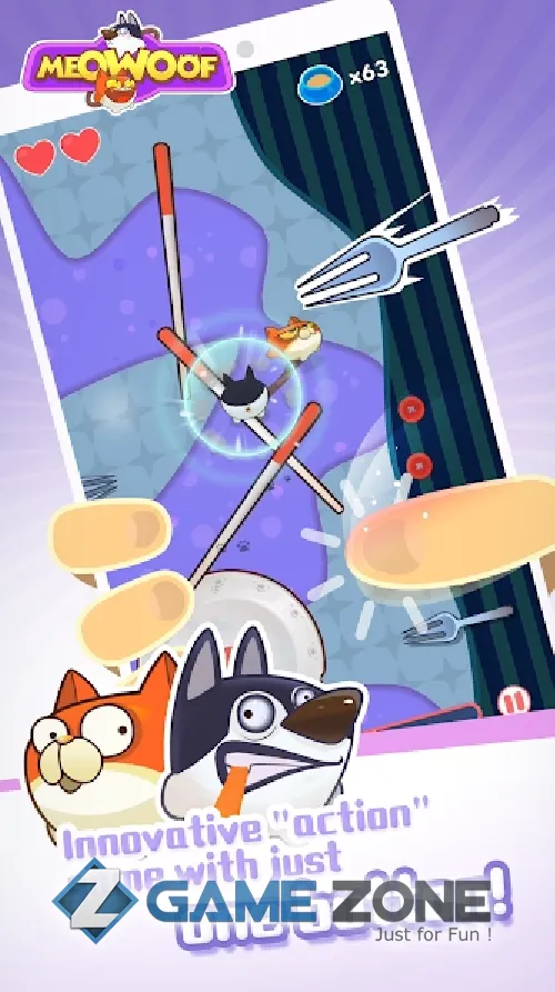 صورة من لعبة Meowoof OWO