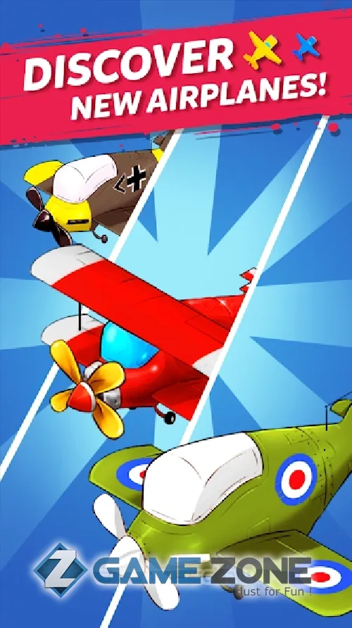 صورة من لعبة Merge Airplane Cute Plane Merger [Mod Money/Adfree]