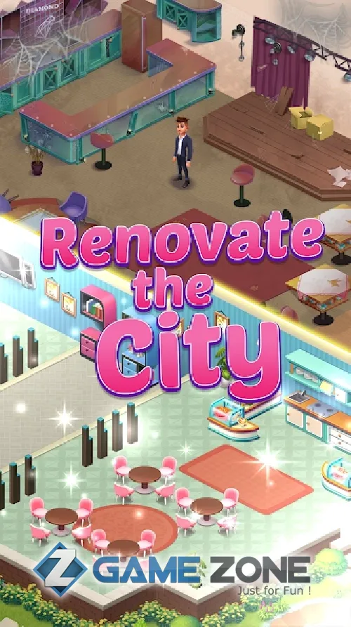 صورة من لعبة Merge City Decor Mansion Manor Villa Games [Mod Money]