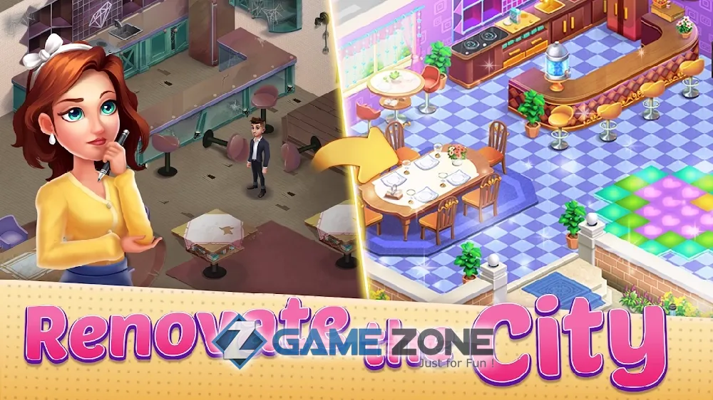 صورة من لعبة Merge City Decor Mansion Manor Villa Games [Mod Money]