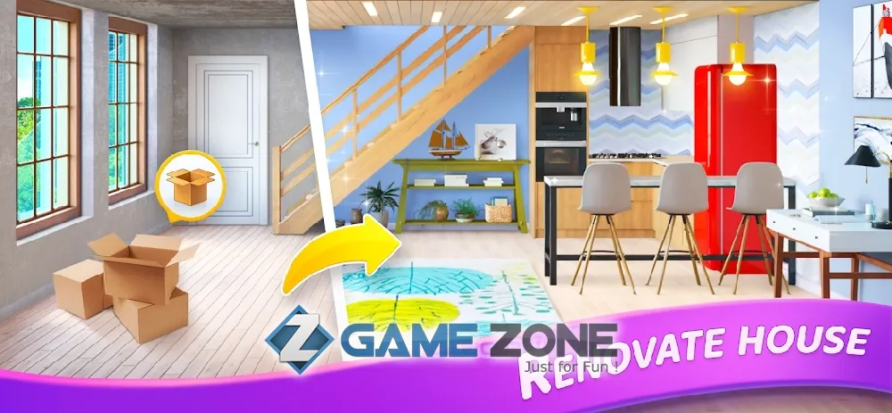 صورة من لعبة Merge Design Home Renovation & Mansion Makeover [Free Shopping]