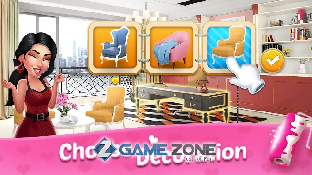 صورة من لعبة Merge Dream Mansion design [Mod Money]