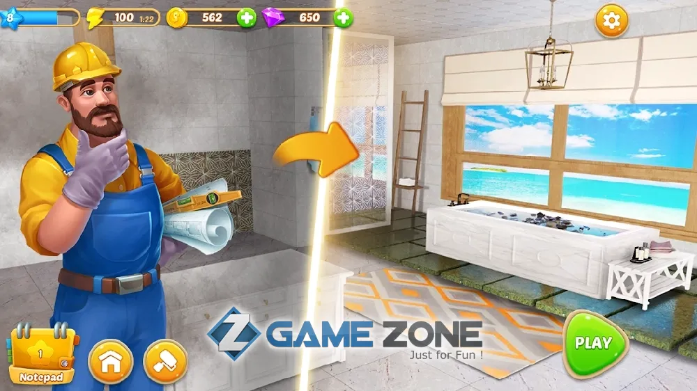 صورة من لعبة Merge Home Design Dream Decor Mansion [Mod Money]