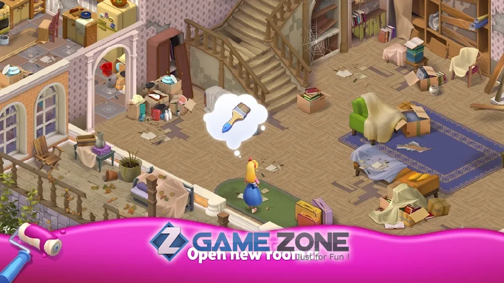صورة من لعبة Merge Matters Home renovation game with a twist
