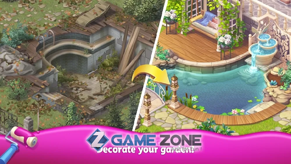 صورة من لعبة Merge Matters Home renovation game with a twist