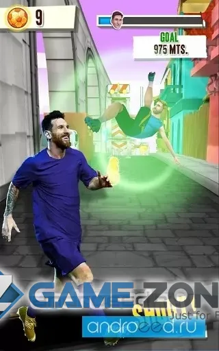 صورة من لعبة Messi Runner [Много денег]