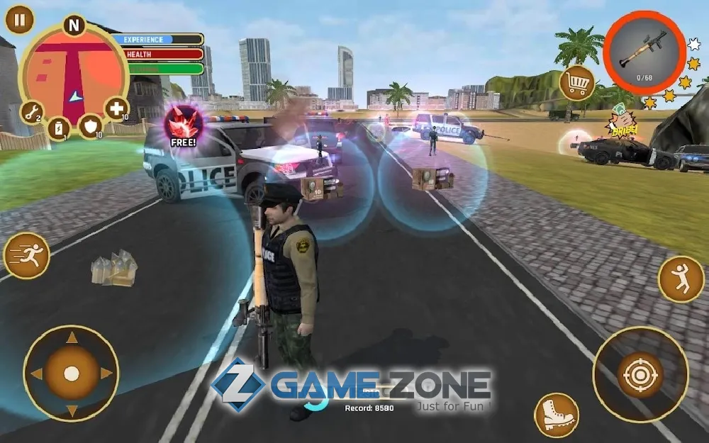 صورة من لعبة Miami Crime Police [Много денег]