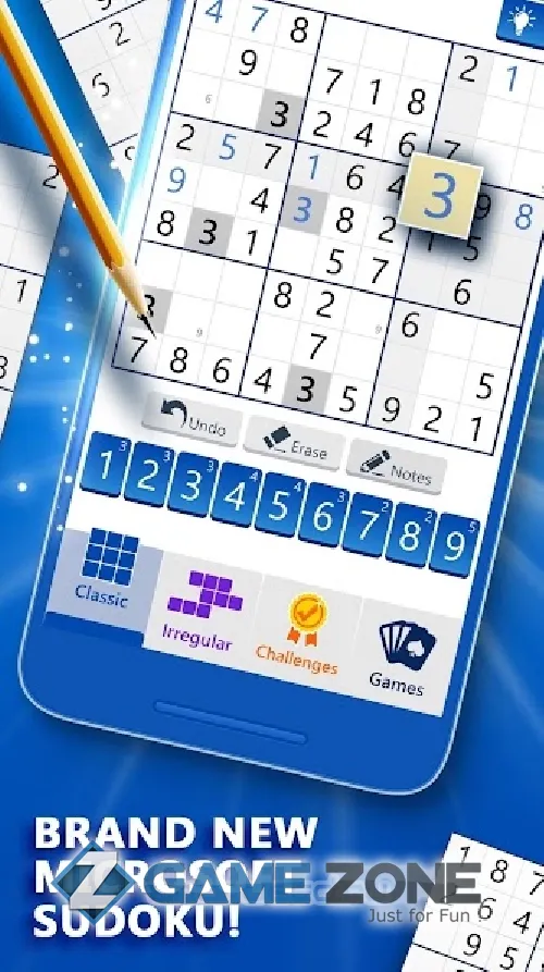 صورة من لعبة Microsoft Sudoku