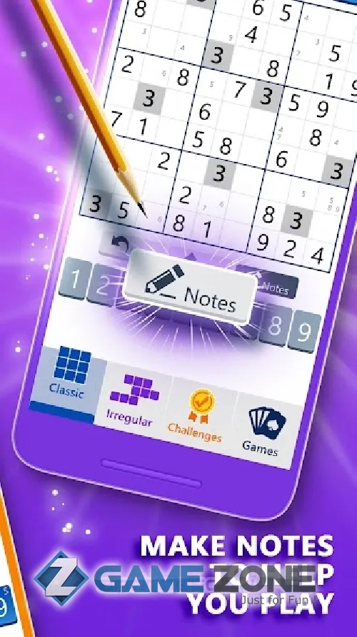 صورة من لعبة Microsoft Sudoku