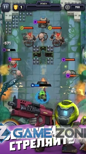 صورة من لعبة Mighty DOOM