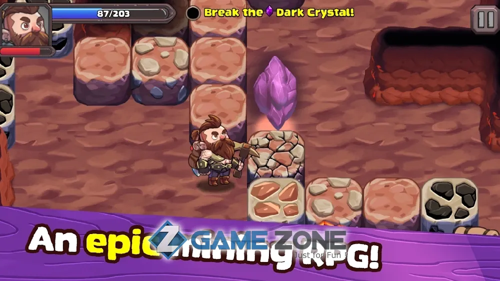 صورة من لعبة Mine Quest 2 - Mining RPG [Mod Money]