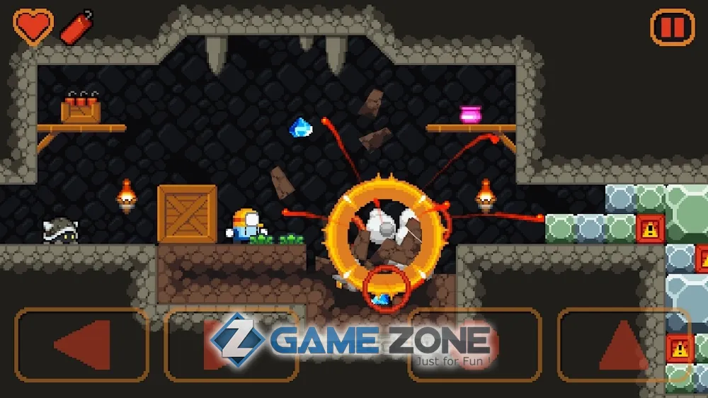 صورة من لعبة Mineblast!!