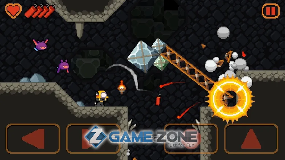 صورة من لعبة Mineblast!!