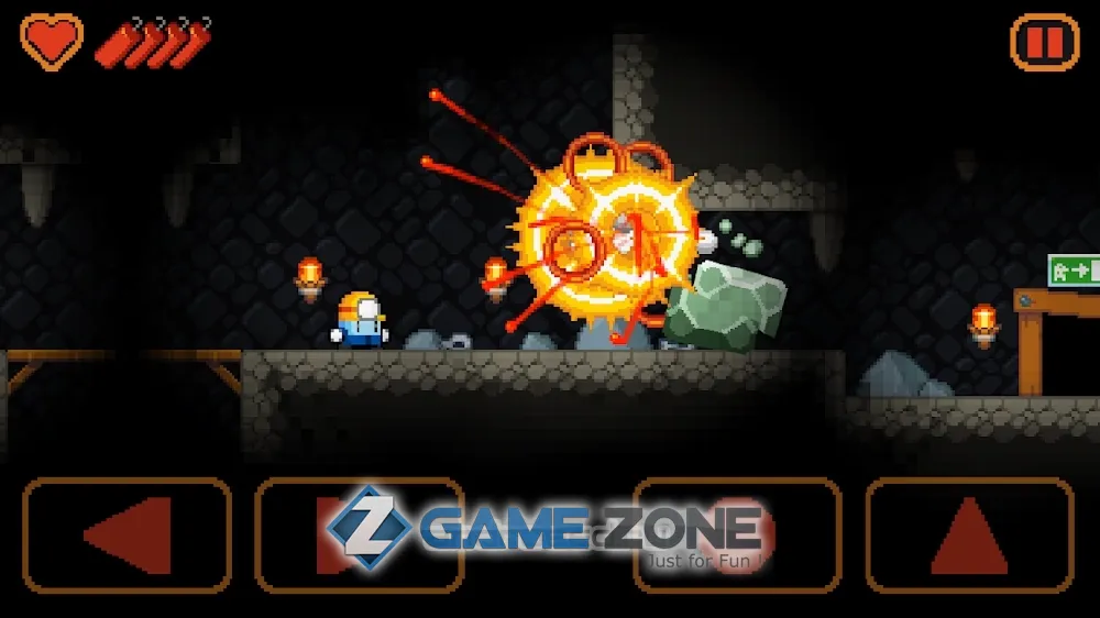 صورة من لعبة Mineblast!!