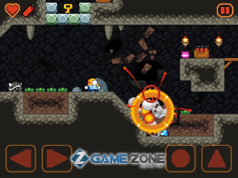 صورة من لعبة Mineblast!!