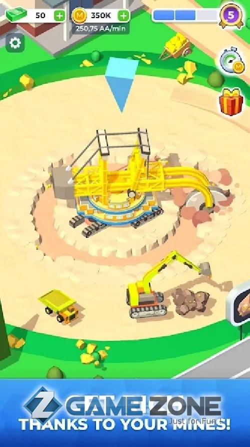 صورة من لعبة Mining Inc [Free Shopping]
