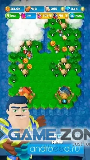 صورة من لعبة Mining Knights Merge and mine [Free Shopping/Mod Menu]