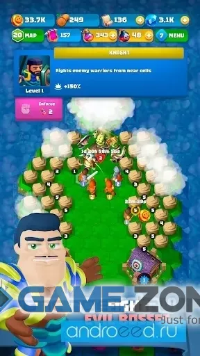 صورة من لعبة Mining Knights Merge and mine [Free Shopping/Mod Menu]