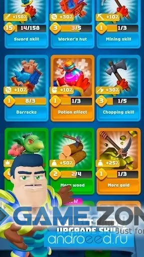 صورة من لعبة Mining Knights Merge and mine [Free Shopping/Mod Menu]