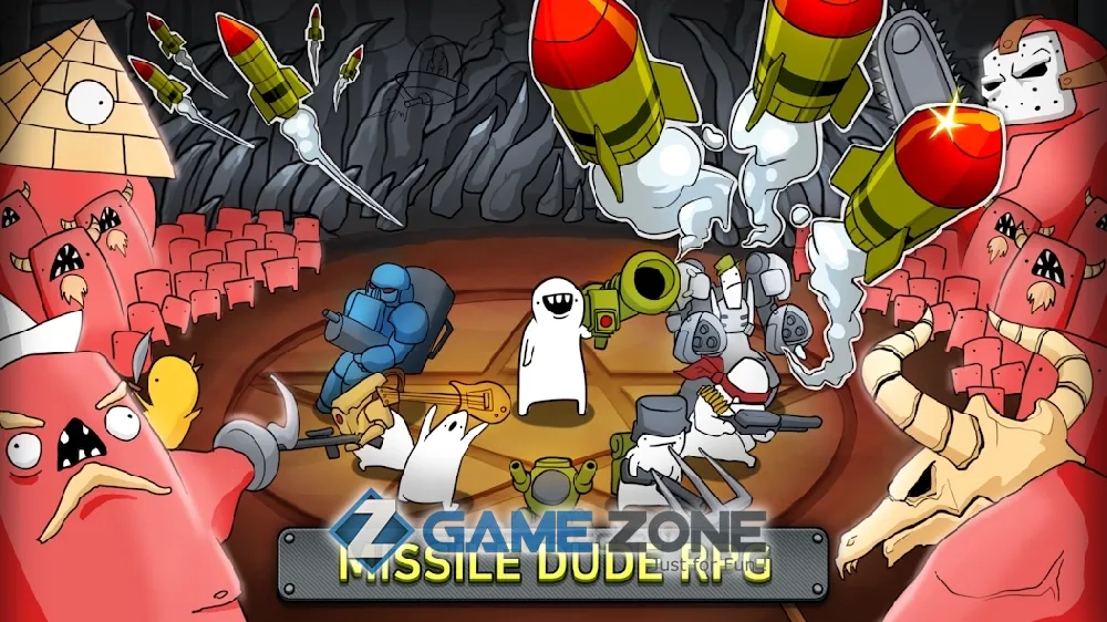 صورة من لعبة Missile Dude RPG