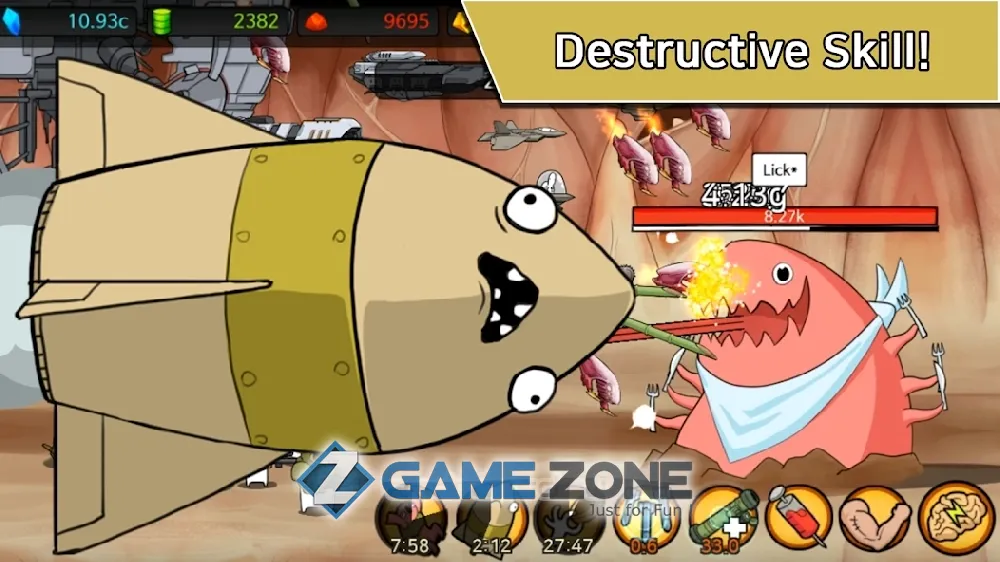 صورة من لعبة Missile Dude RPG