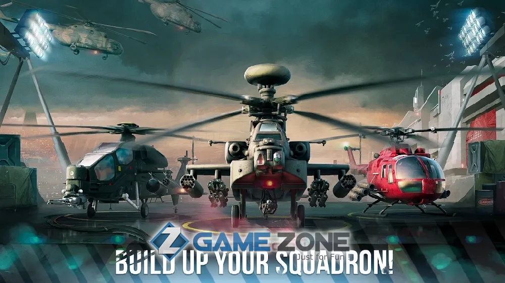 صورة من لعبة Modern War Choppers: ПвП шутер военных вертолетов