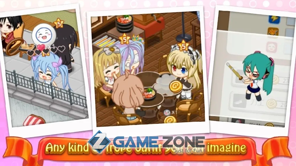 صورة من لعبة Moe Girl Cafe 2