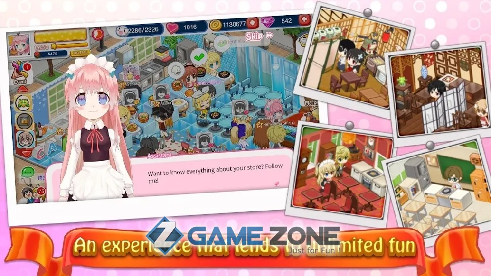 صورة من لعبة Moe Girl Cafe 2