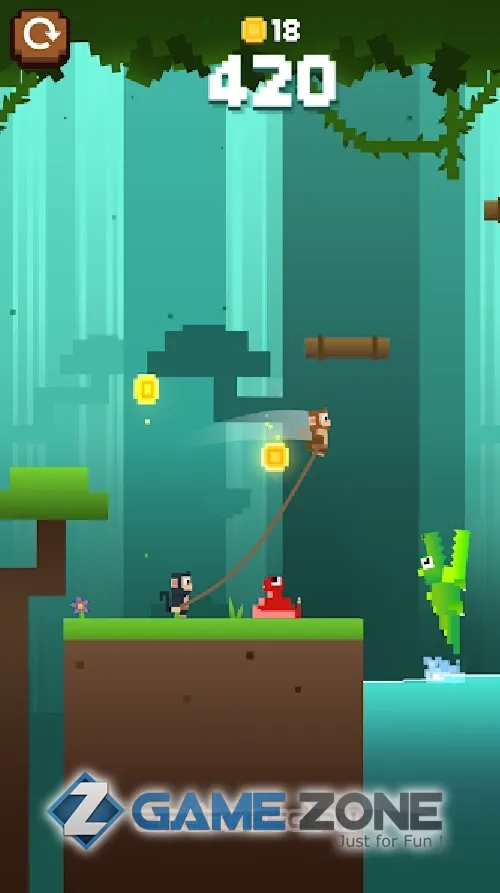صورة من لعبة Monkey Ropes [Unlocked]